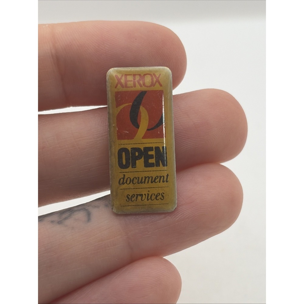 Xerox Open Document Services Lapel Hat Pin